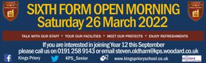 Sixth form open morning 2022
